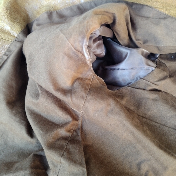 Vintage Women’s Leather Levi’s Motorcycle Jacket Size XS FLAWS See All Pics - Picture 11 of 16